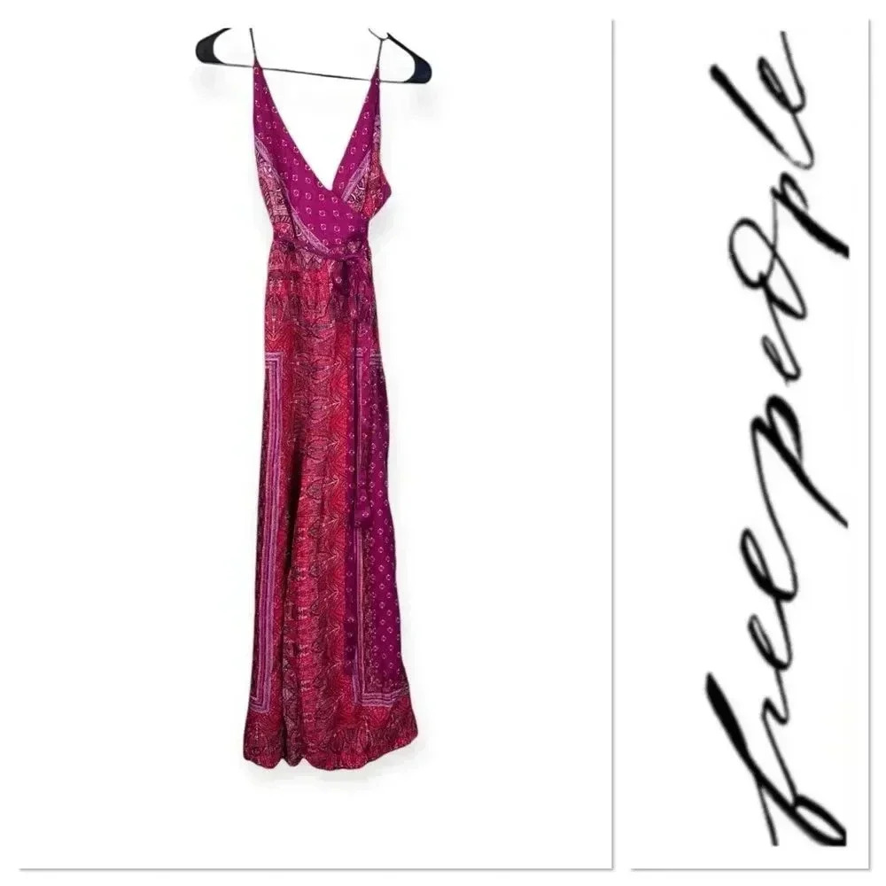 Free People Pink Jumpsuit